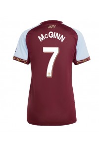 Aston Villa John McGinn #7 Jalkapallovaatteet Naisten Kotipaita 2025-26 Lyhythihainen